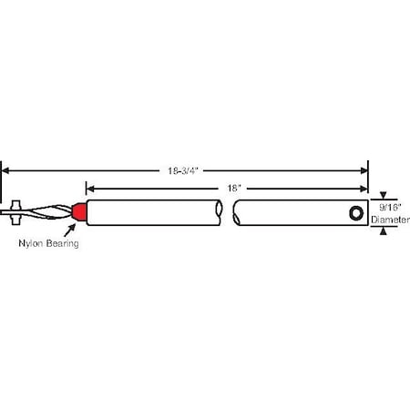 Strybuc 18in Red Spiral Balance 70-N18SR